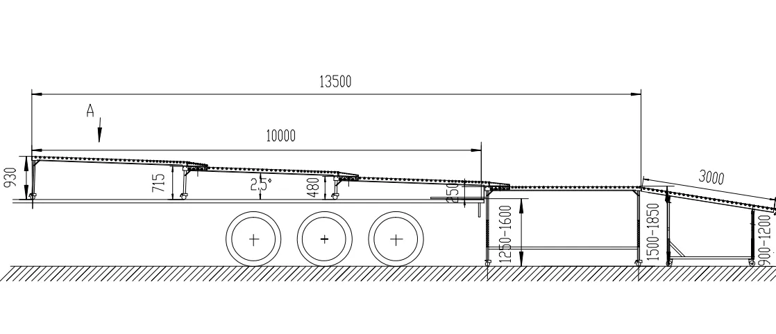 unloading gravity roller conveyor